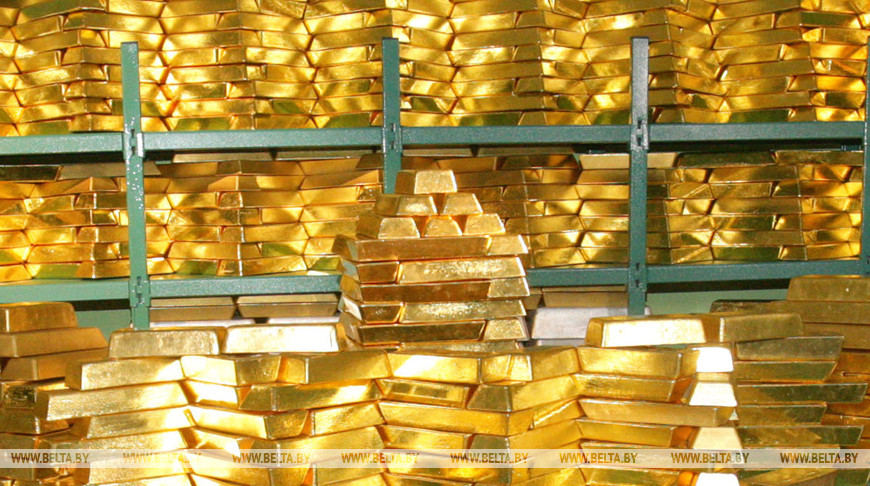 Běloruské zlato, devizové rezervy až téměř 8 miliard dolarů v srpnu 2023