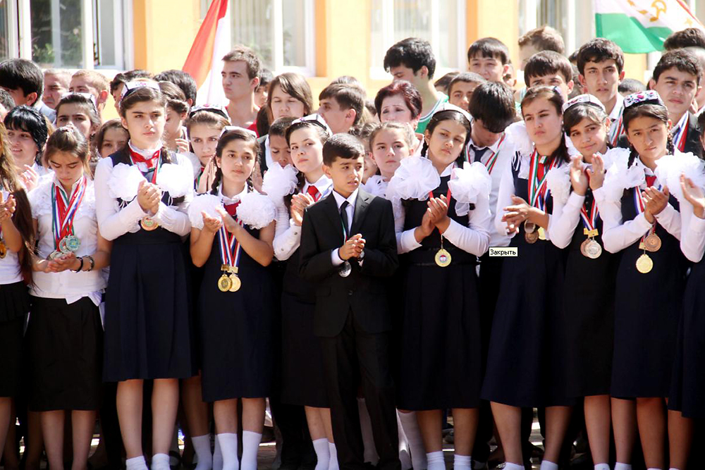 Celkový počet školních studentů v Tádžikistánu je 2 232 114 lidí; foto / Ministerstvo školství.
