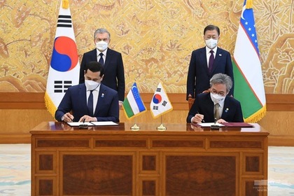 Uzbekistán a Korejská republika podepsaly několik dohod