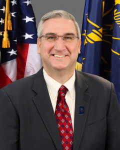 guvernér Eric J. Holcomb